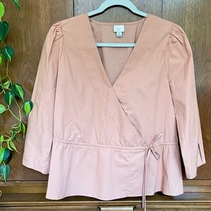 A New Day Long Sleeve Wrap Top